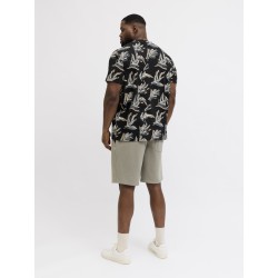 JACK & JONES PLUS Montauk kortærmet t-shirt - Black