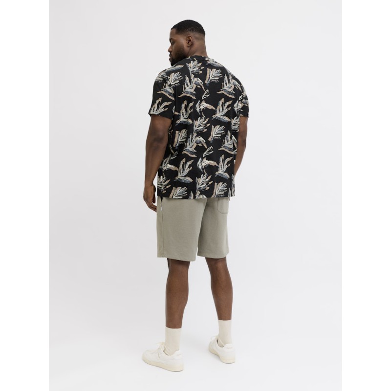 JACK & JONES PLUS Montauk kortærmet t-shirt - Black