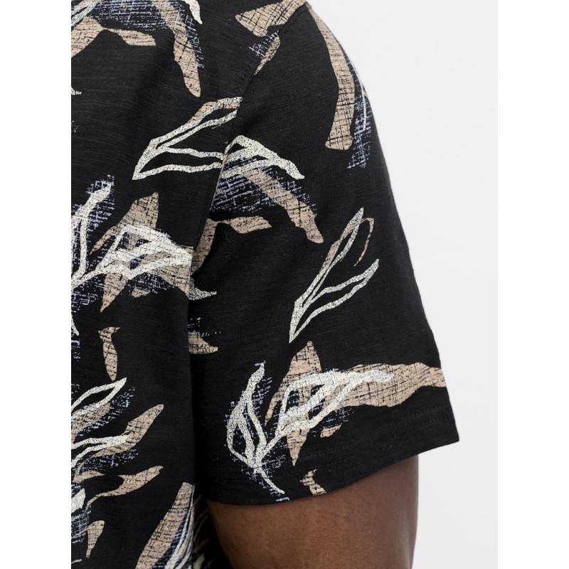 JACK & JONES PLUS Montauk kortærmet t-shirt - Black