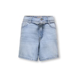 KIDS ONLY Gianna Bælte Shorts - Light Blue Denim