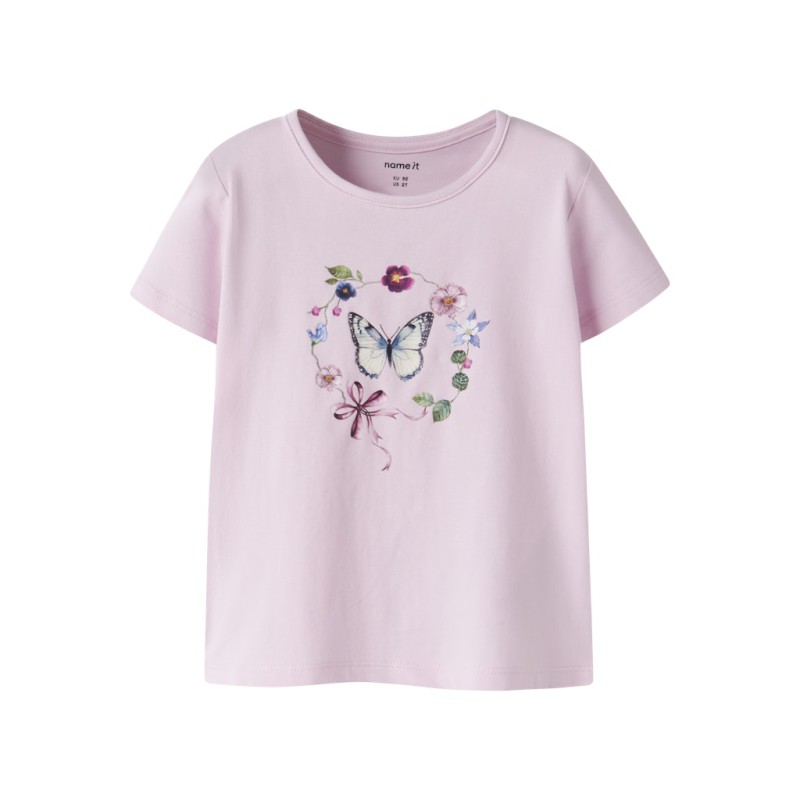 NAME IT Mini Falcana Kortærmet Top - Pirouette