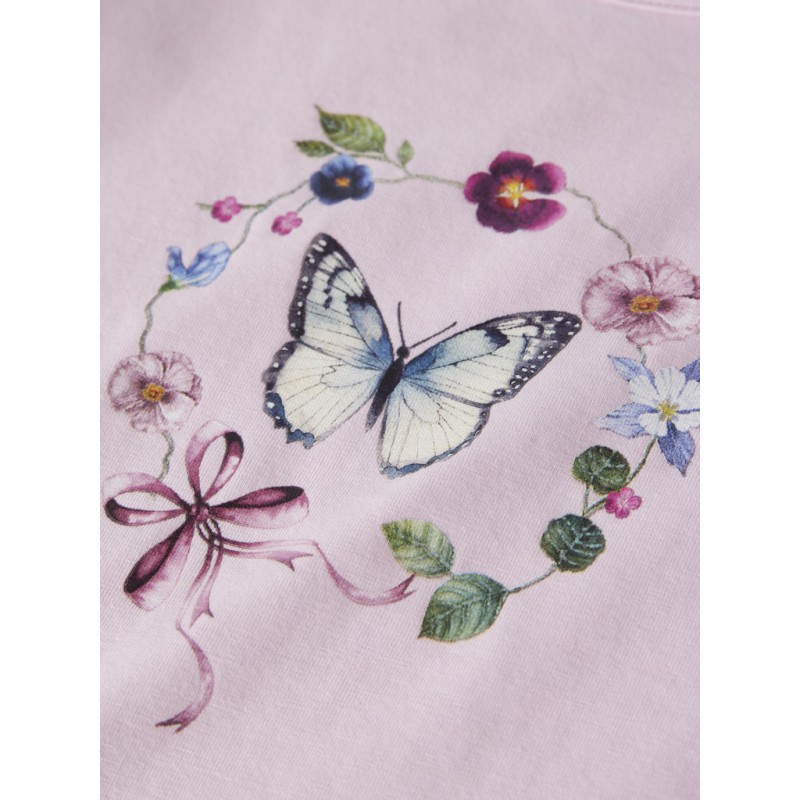 NAME IT Mini Falcana Kortærmet Top - Pirouette