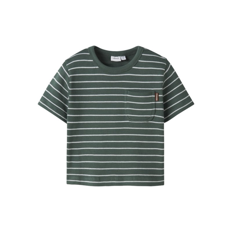 NAME IT Mini Hakan Kortærmet Top - Garden Topiary