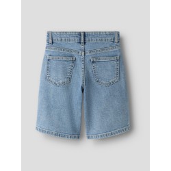 NAME IT KIDS Rose Rhine denim shorts -  Medium Blue Denim