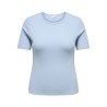 ONLY CARMAKOMA Val Kortærmet T-shirt - Soft Chambray