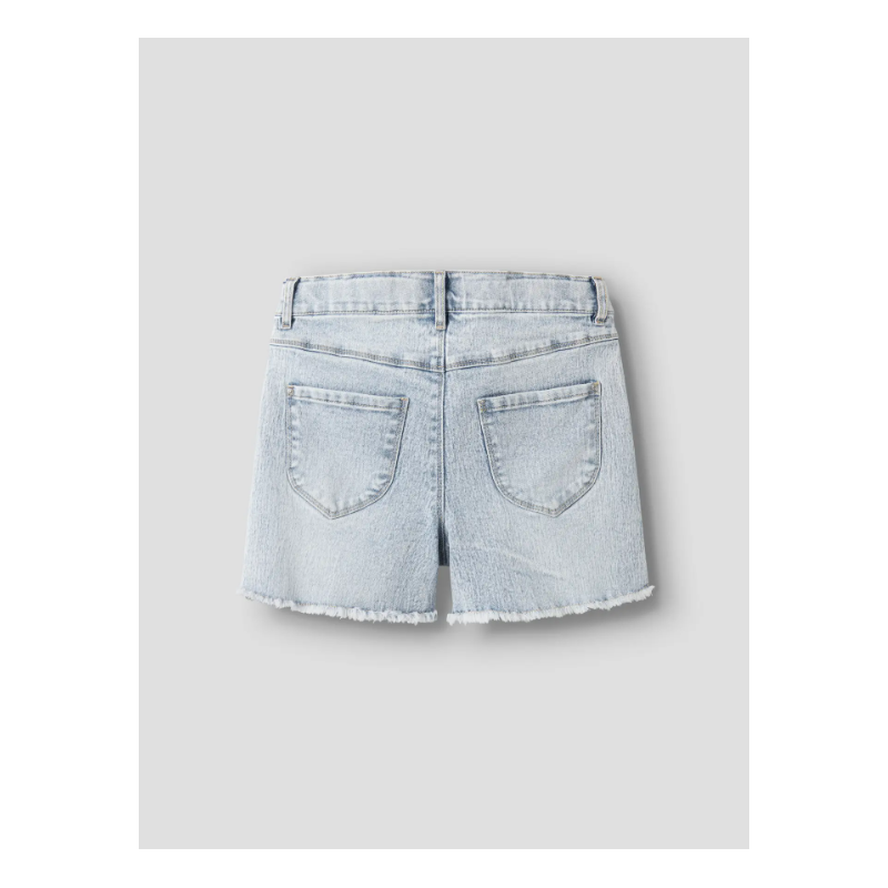 NAME IT KIDS Rose mom denim shorts - Light Blue Bleached