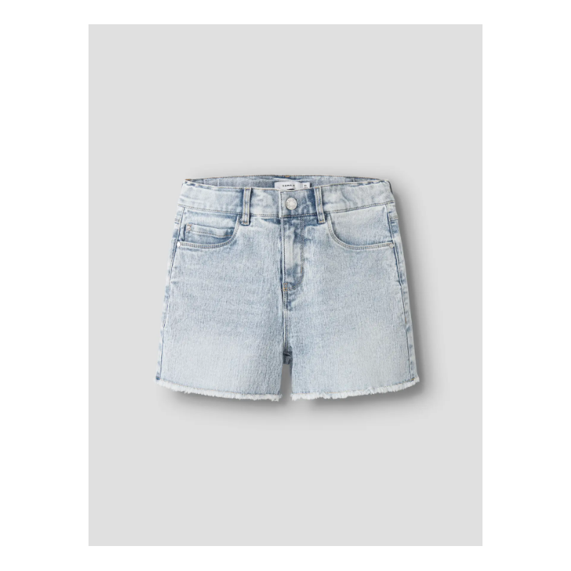 NAME IT KIDS Rose mom denim shorts - Light Blue Bleached