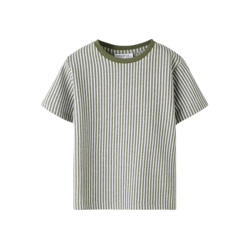 NAME IT MINI Hans kortærmet t-shirt - Olivine