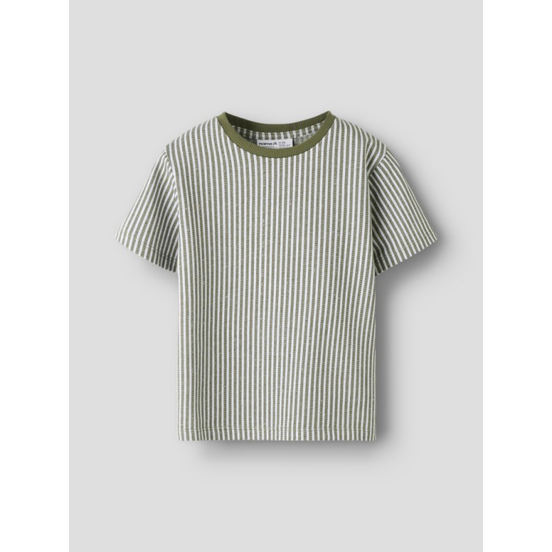 NAME IT MINI Hans kortærmet t-shirt - Olivine