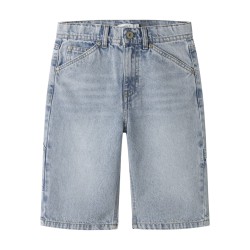 NAME IT KIDS Ryan Bermuda denim shorts - Light Blue Bleached Denim