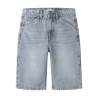NAME IT KIDS Ryan Bermuda denim shorts - Light Blue Bleached Denim