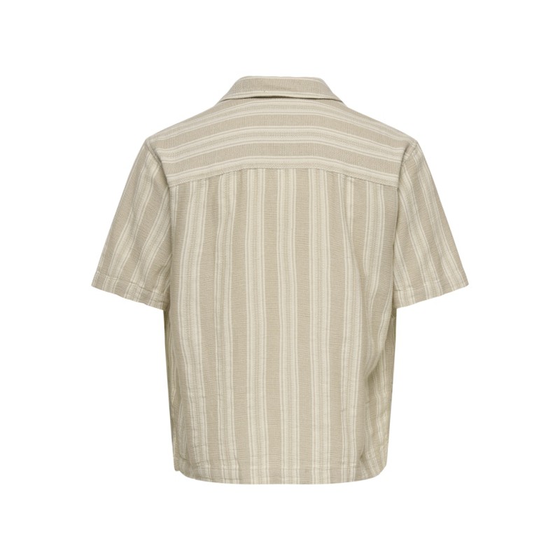 ONLY & SONS Walker Kortærmet resort Skjorte - Chinchilla