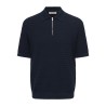 ONLY & SONS Menu Reular Kortærmet  Strik Polo - Dark Sapphire