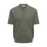 ONLY & SONS Loui Regular Strik Polo - Castor Gray