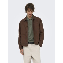 ONLY & SONS Loui Regular Strik Polo - Castor Gray