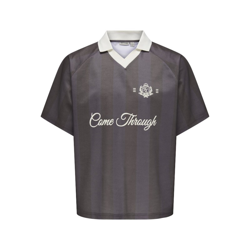 ONLY & SONS Dan S/S Resort Jersey T-shirt - Huckleberry