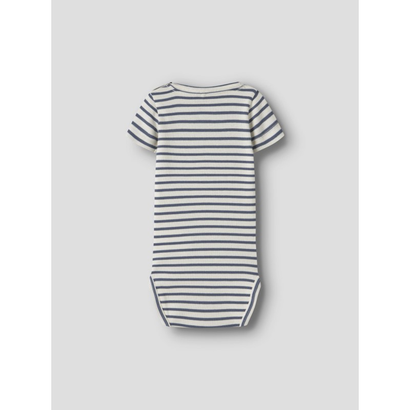 NAME IT Baby Bani Kortærmet Bodystocking - Vintage Indigo
