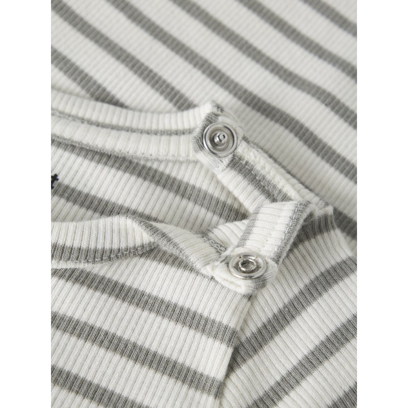 NAME IT Baby Bani Kortærmet Bodystocking - Shadow