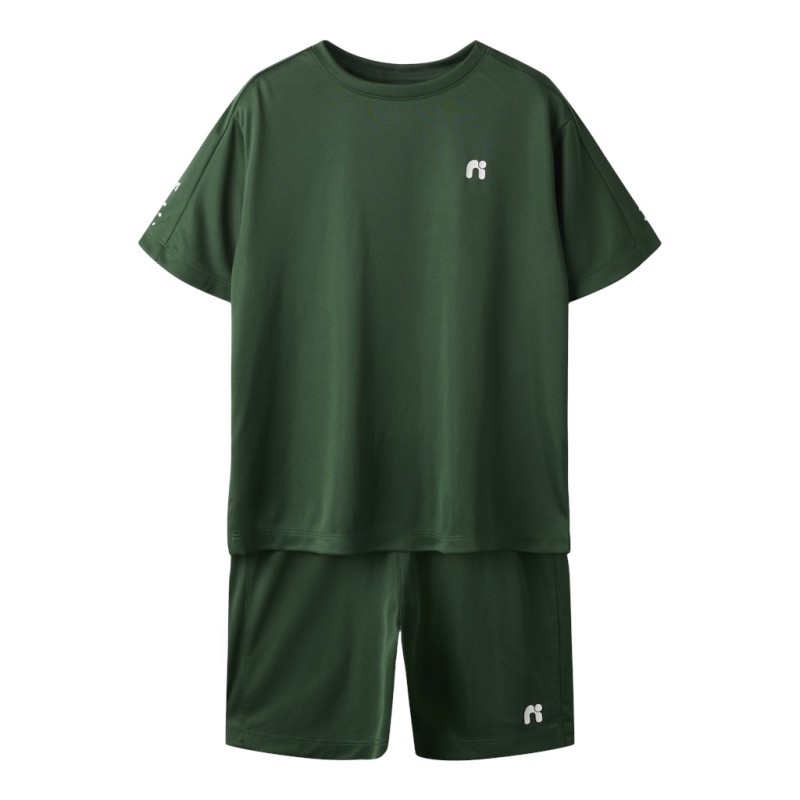 NAME IT Mini Demu S/S Shorts Sæt - Greener Pastures