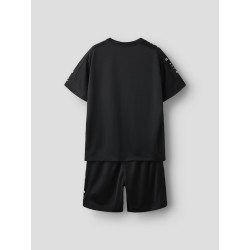 NAME IT Kids Demu S/S Shorts Sæt - Sort
