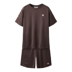 NAME IT Mini Demu S/S Shorts Sæt - Chocolate Martini