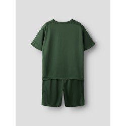 NAME IT Kids Demu S/S Shorts Sæt - Greener Pastures