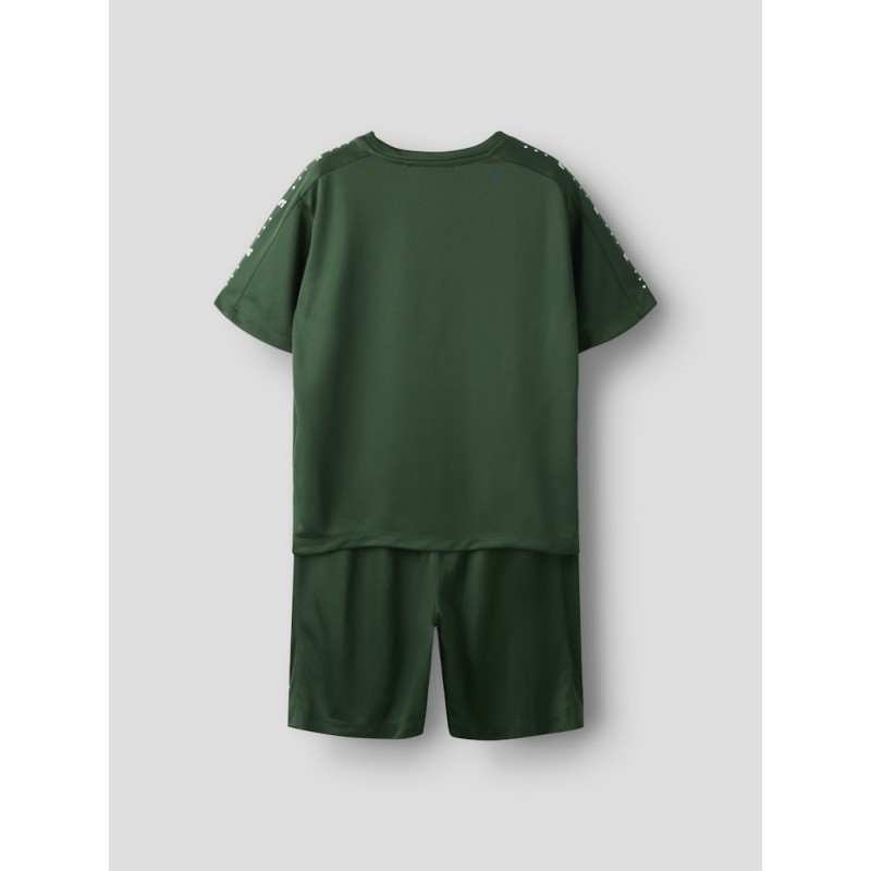 NAME IT Kids Demu S/S Shorts Sæt - Greener Pastures