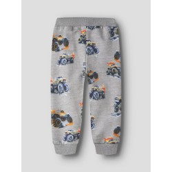 NAME IT Mini Dali Regular Sweatpants - Grey Melange