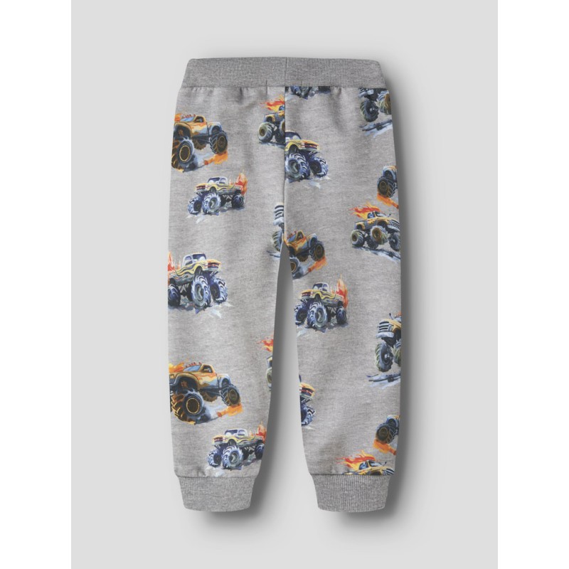 NAME IT Mini Dali Regular Sweatpants - Grey Melange