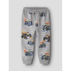NAME IT Mini Dali Regular Sweatpants - Grey Melange
