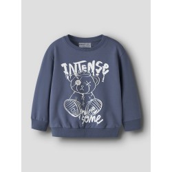 NAME IT Mini Donvu Regular Sweatshirt - Vintage Indigo