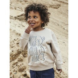 NAME IT Mini Donvu Regular Sweatshirt - Chateau Gray