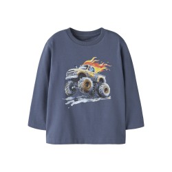 NAME IT Mini Disa L/S Regular Bluse - Vintage Indigo