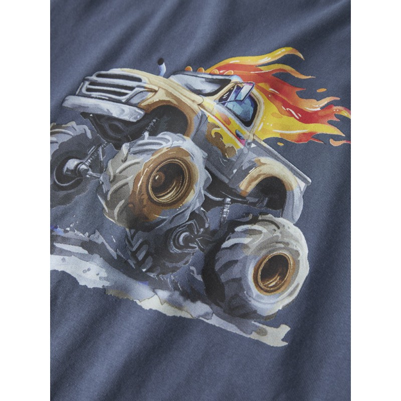 NAME IT Mini Disa L/S Regular Bluse - Vintage Indigo