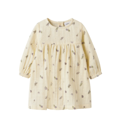 NAME IT Baby Dorthea L/S Kjole - Pear Sorbet