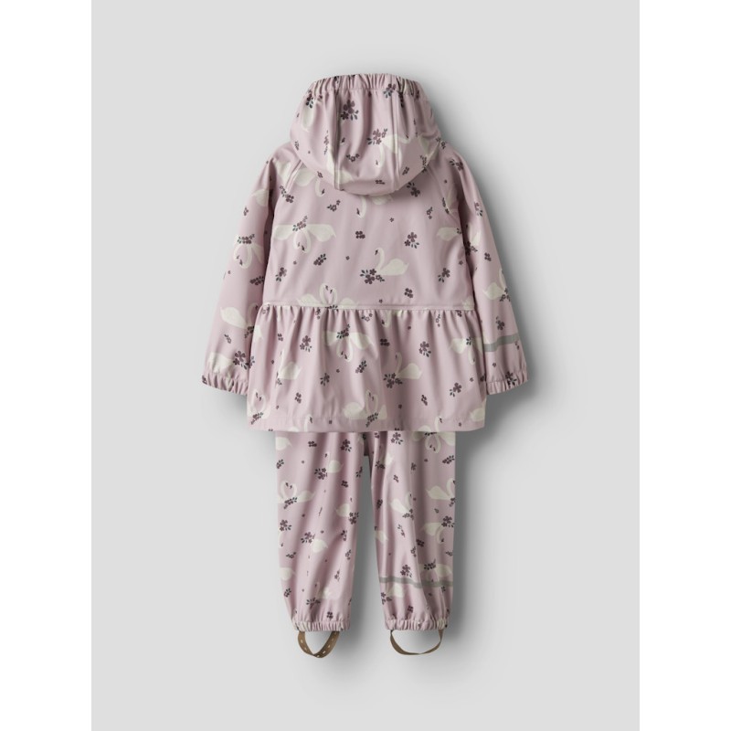 NAME IT Mini Dry10 Regntøj - Keepsake Lilac