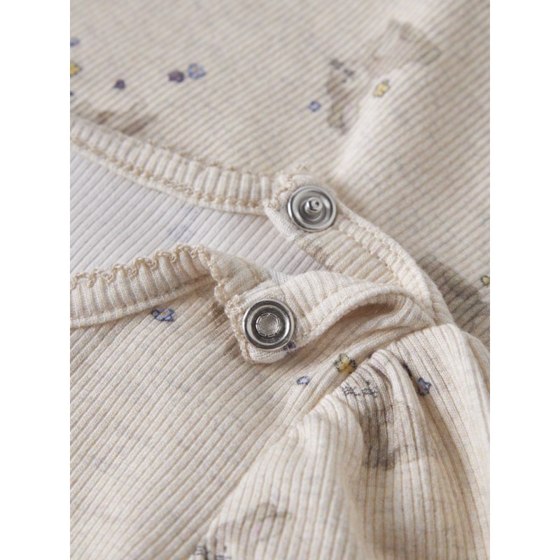 NAME IT Baby Dia Kab L/S Dragt - Peyote Melange