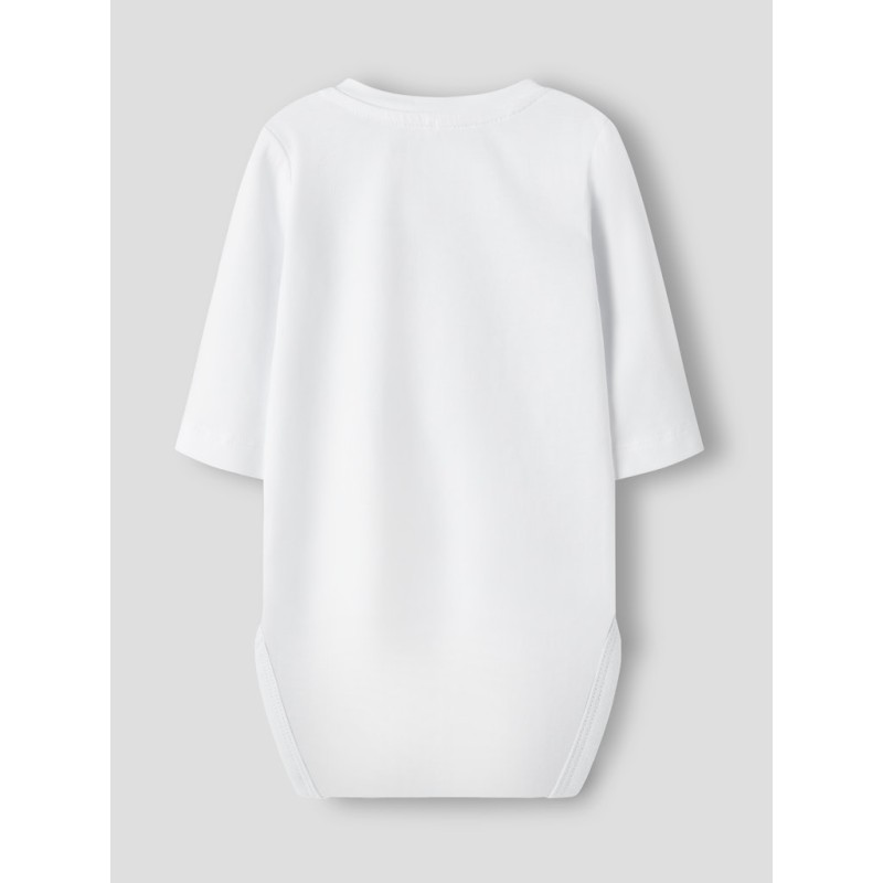 NAME IT Baby Door L/S Bodystocking - Bright White