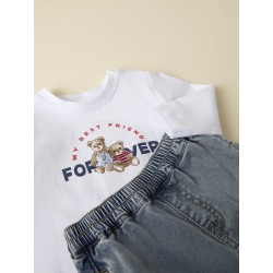 NAME IT Baby Door L/S Bodystocking - Bright White