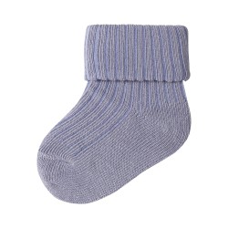 NAME IT Baby Nobba Rib Strik Sokker - Lavender Gray