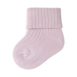 NAME IT Baby Nobba Rib Strik Sokker - Fragrant Lilac