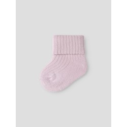 NAME IT Baby Nobba Rib Strik Sokker - Fragrant Lilac