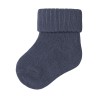 NAME IT Baby Nobbu Rib Strik Sokker - Vintage Indigo