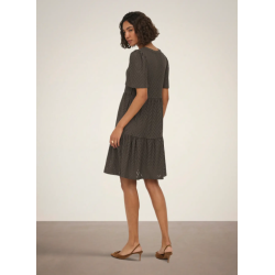 JDY Carla Cathinka Broderi Kjole - Chocolate Brown