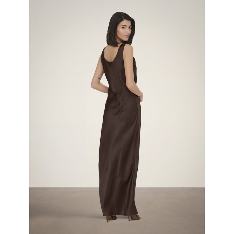 JDY Ines Vandfald Maxi Kjole - Shopping Bag"Brun"