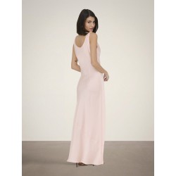 JDY Ines Vandfald Maxi Kjole - Rose Quartz