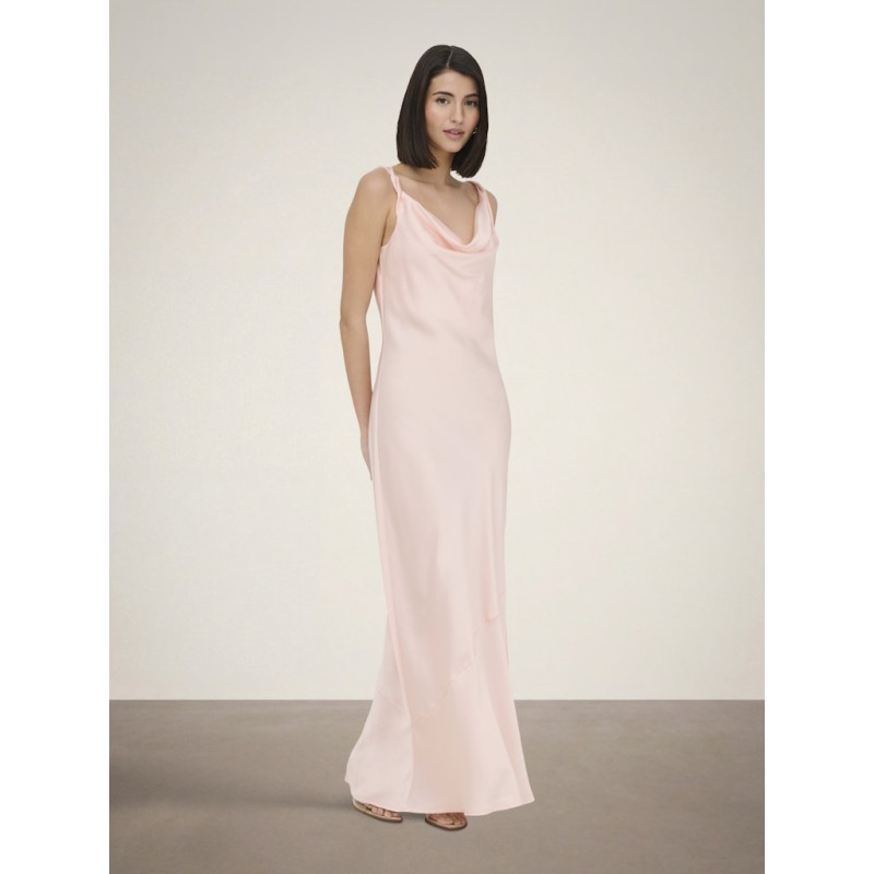 JDY Ines Vandfald Maxi Kjole - Rose Quartz