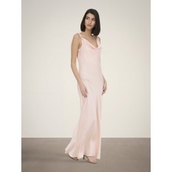 JDY Ines Vandfald Maxi Kjole - Rose Quartz