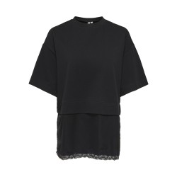 ONLY Mexa kortærmet blonde t-shirt - Black