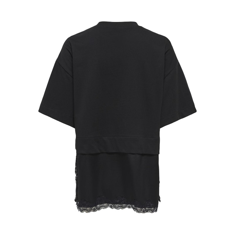 ONLY Mexa kortærmet blonde t-shirt - Black